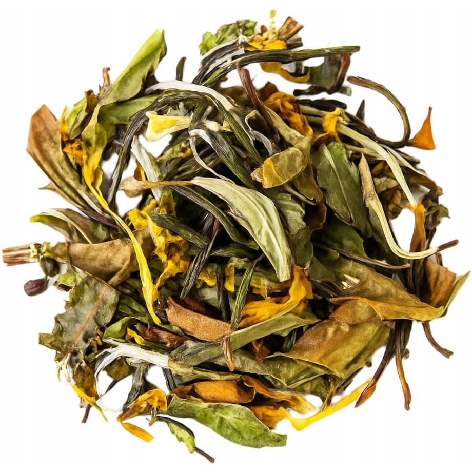 Herbata biała CHILLOUT TEA nagietek mango liście czarnej porzeczki 60g