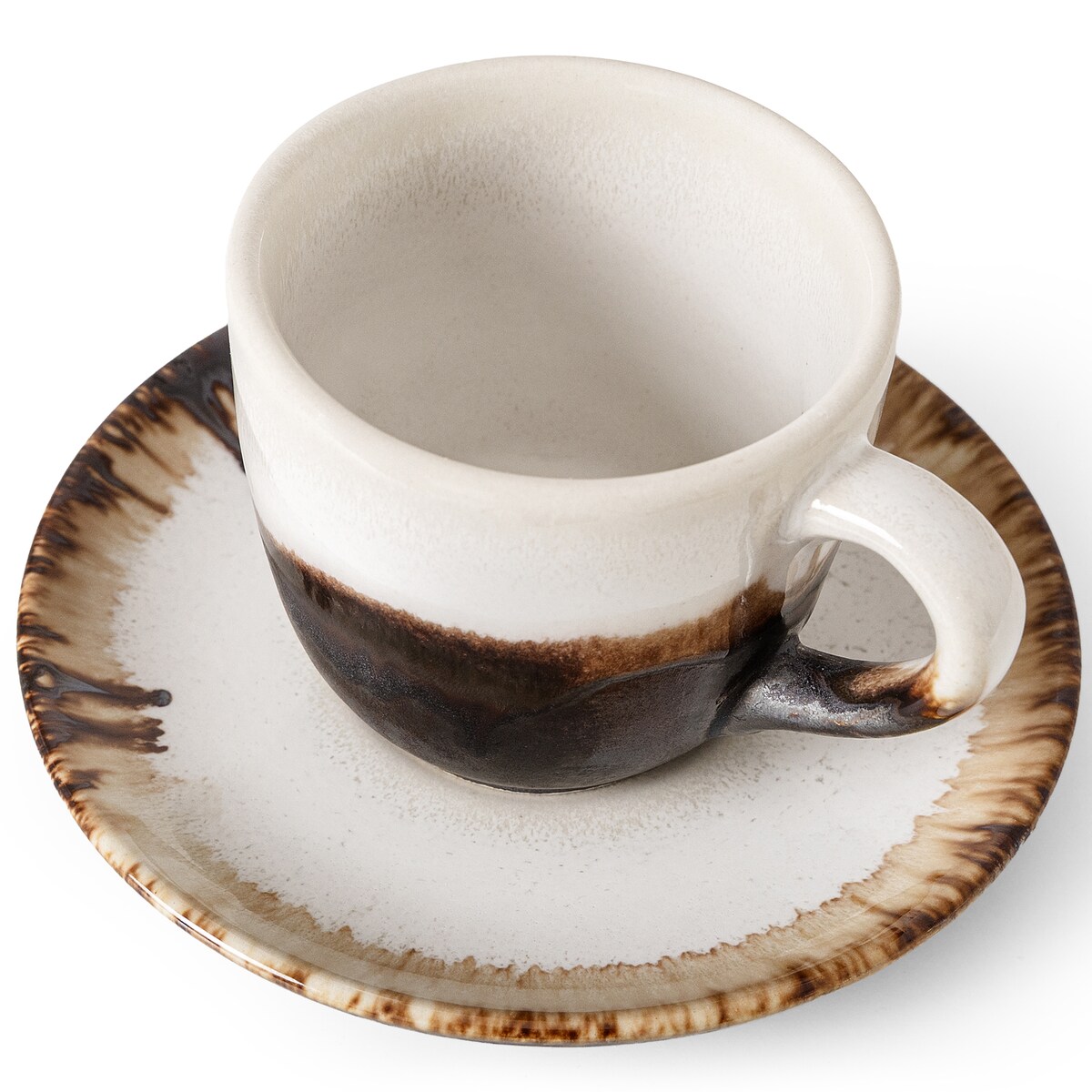 Konsimo PRIMA Zestaw kawowo-śniadaniowy 6 os. (42 el.) , jasnobeżowy