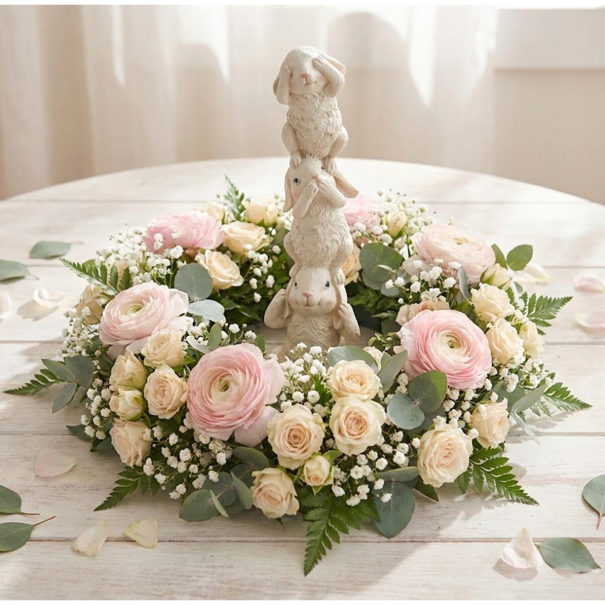 ZAJĄC WIELKANOCNY ZAJĄCE ZAJĄCZKI FIGURKA KRÓLIK NA WIELKANOC PREZENT 40cm