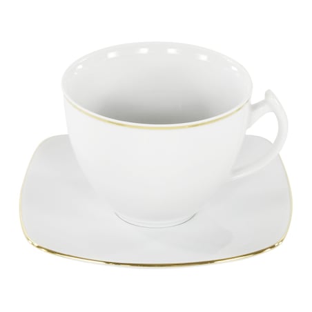 Garnitur do kawy dla 12 osób 39 el. Akcent Złota Linia 3603