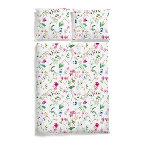 Pościel Kwiatki 140/200 + 70/80 cm