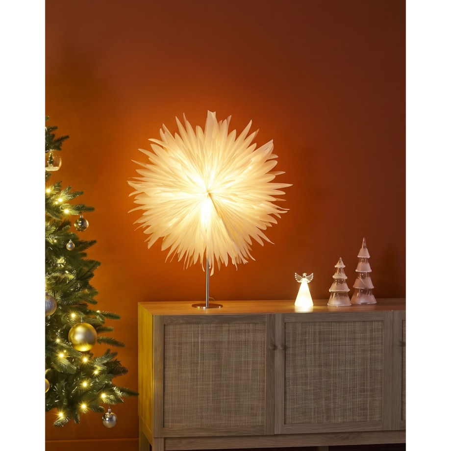 Dekoracja świąteczna Lampa stołowa SATOPANTH Gwiazda 70 cm Biały