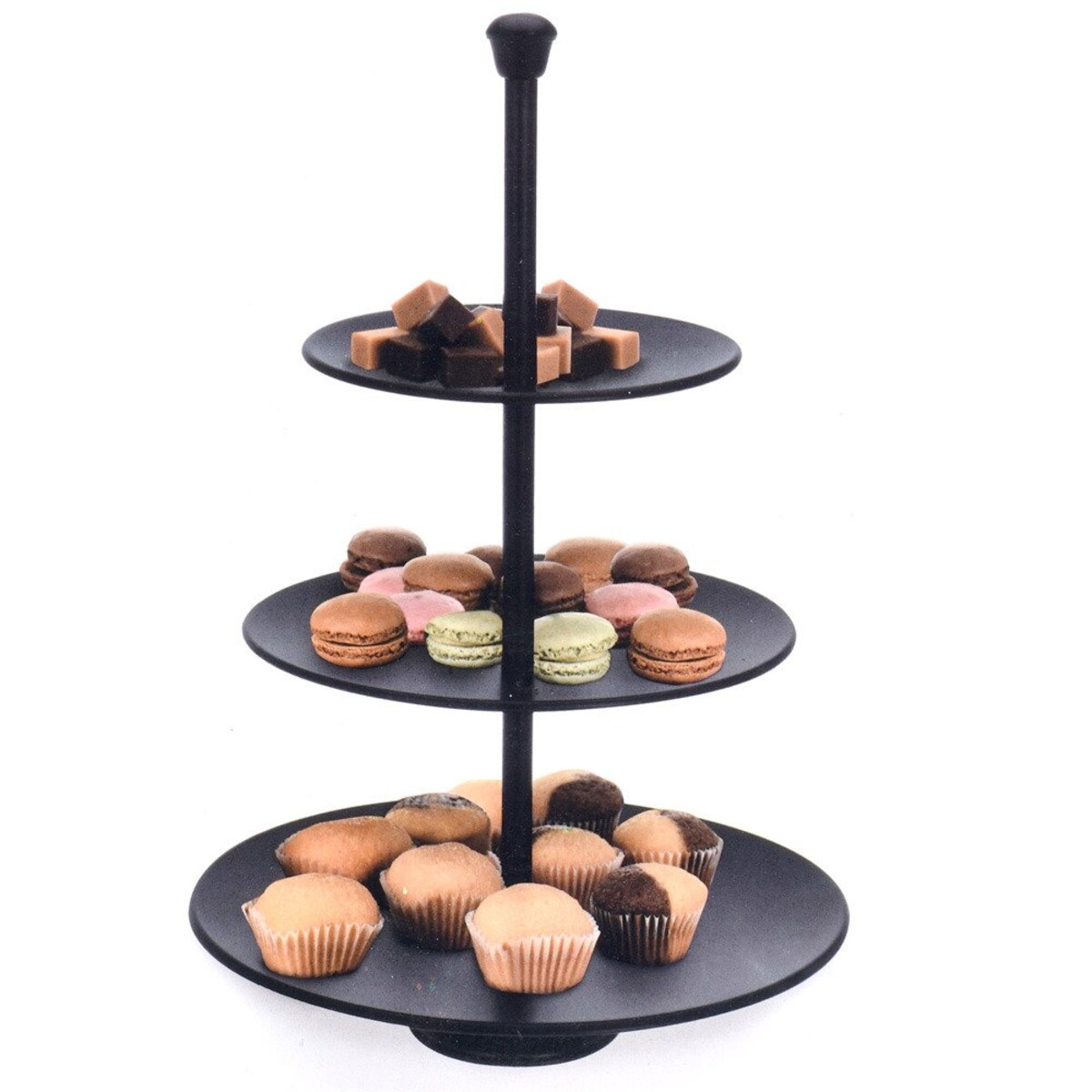 Patera metalowa z 3 poziomami, Ø 25