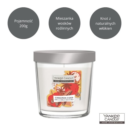 HI VALUE świeca średnia CINNAMON CIDER