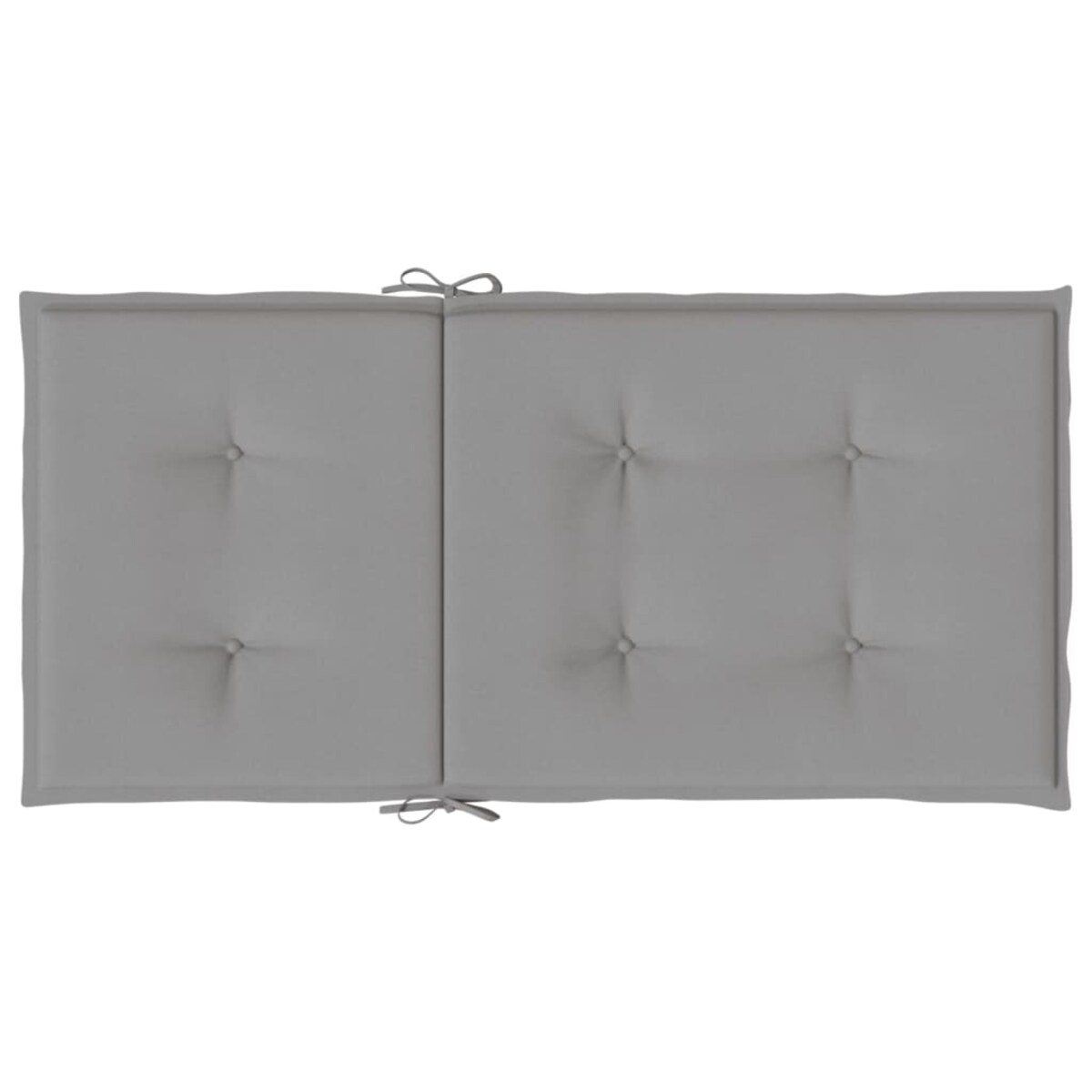 vidaXL Poduszki na krzesła ogrodowe, 2 szt., szare