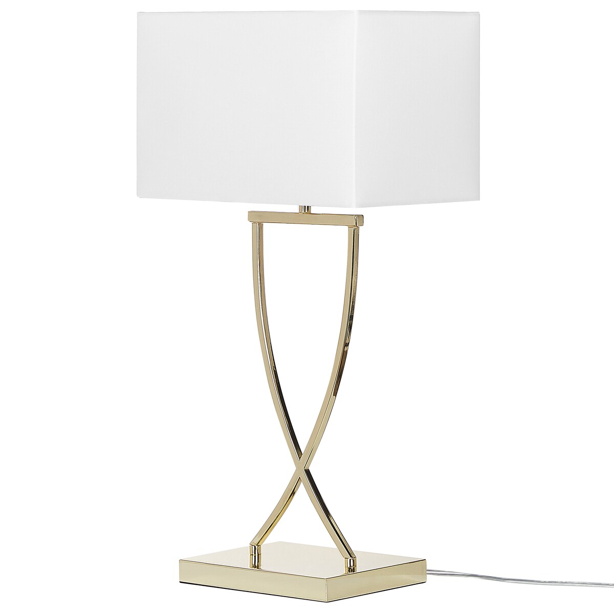 Lampa stołowa YASUNI Metal Biały/ złoty