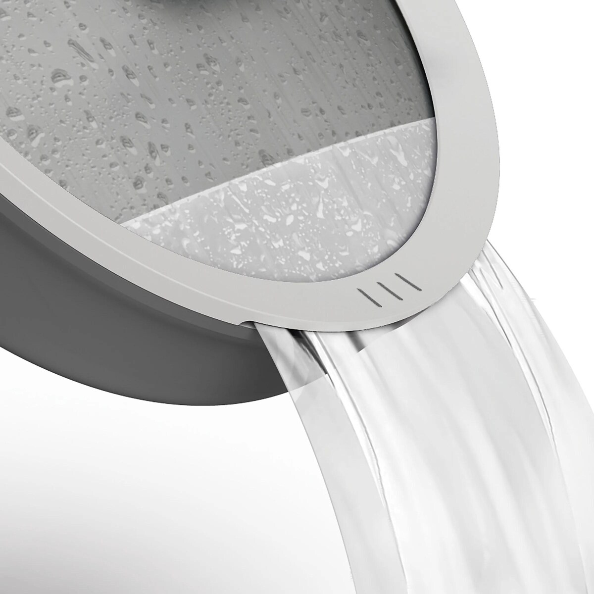 Rondel z pokrywą szary z powłoką ceramiczną Balance Eco Grey 18 cm, 2 L BergHOFF