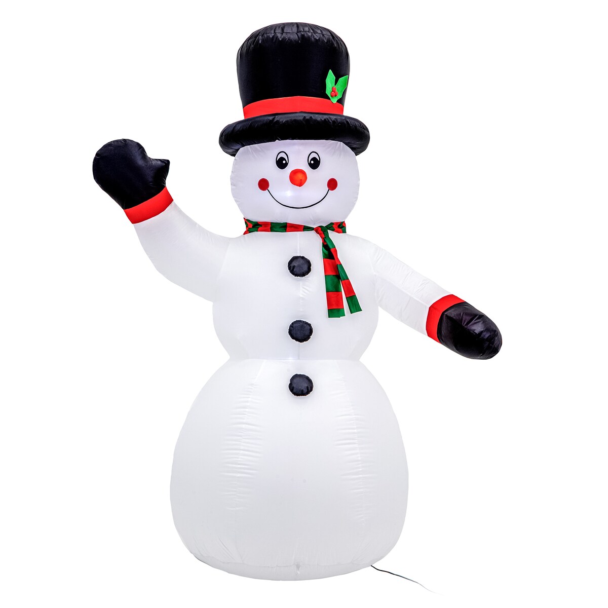 Bałwan Nadmuchiwany Świecący Duży Pompowany Led 180Cm Dmuchaniec