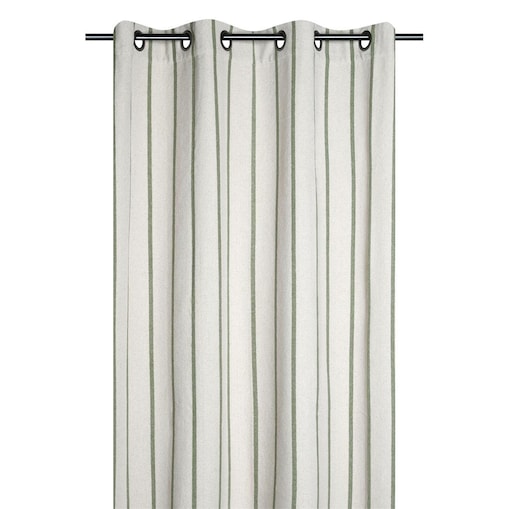 Zasłona okienna w paski 135x260 cm APARDA-3 zielone