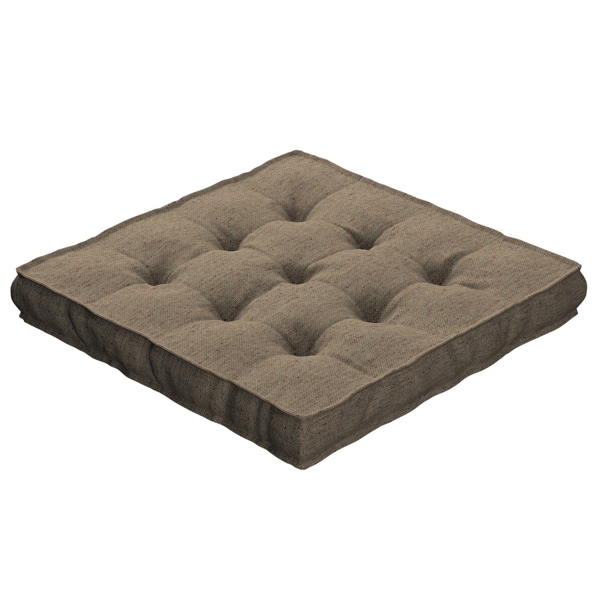 Poduszka na krzesło Kuba, beżowy melanż, 50 x 50 x 10 cm, Madrid