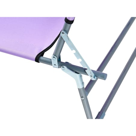 Leżak ogrodowy FOLIGNO Metal Fioletowy