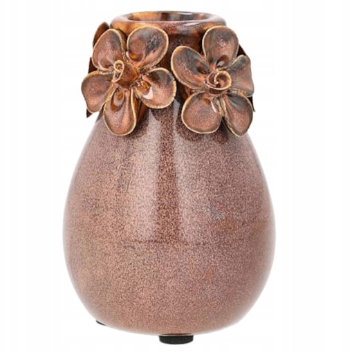 MAŁY WAZONIK WAZON 10cm NA GAŁĄZKĘ KWIATY CERAMICZNY BOHO DO DOMU LOFT