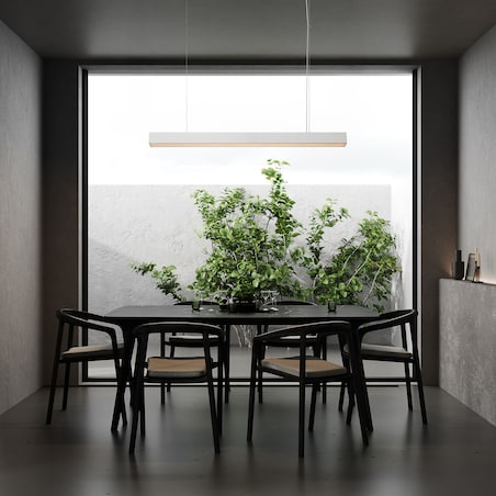 Lampa sufitowa wisząca Light Prestige Mira biały LED 2700K-6500K (SMART) 1 szt.