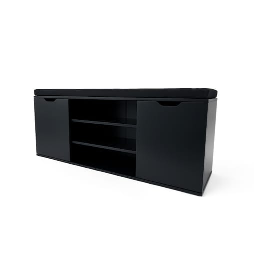 Szafka na buty z siedziskiem PORTA, 103 x 30 x 46 cm