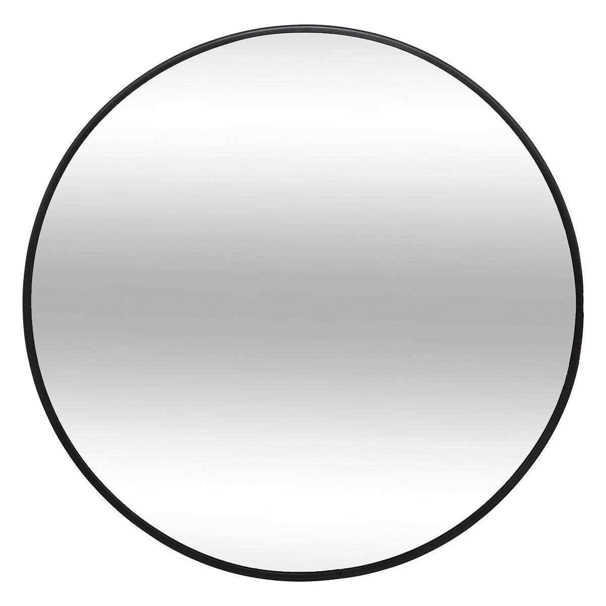 Okrągłe lustro w metalowej ramie, Ø 38 cm