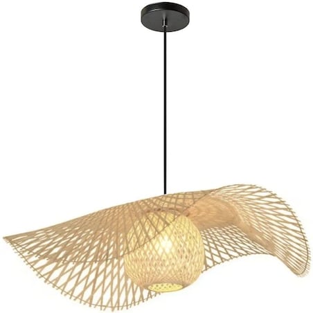 Lampa wisząca pleciona naturalna Boho APP1548-1CP