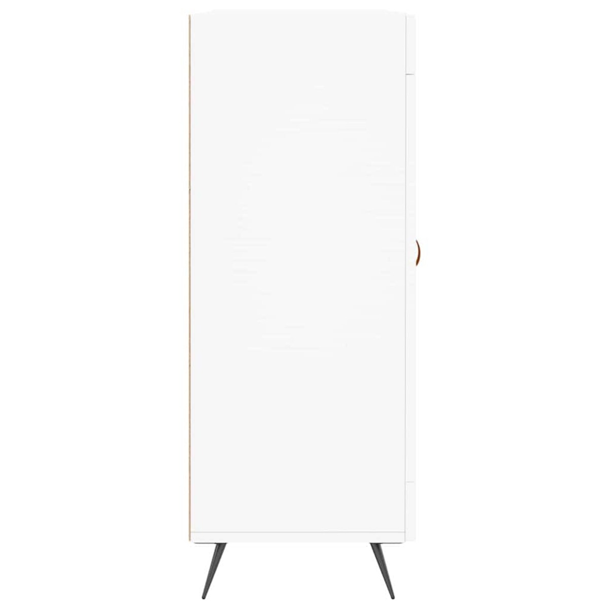 vidaXL Szafka, biała, 69,5x34x90 cm, materiał drewnopochodny