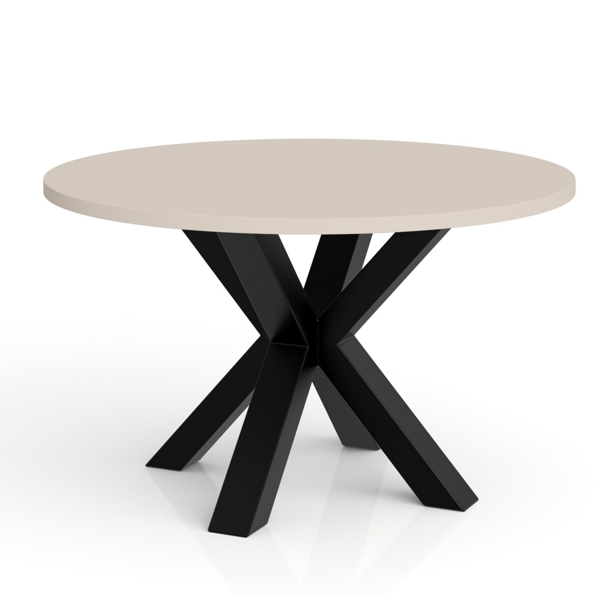 Okrągły stolik kawowy NEO średnica blatu 58 cm - kaszmir