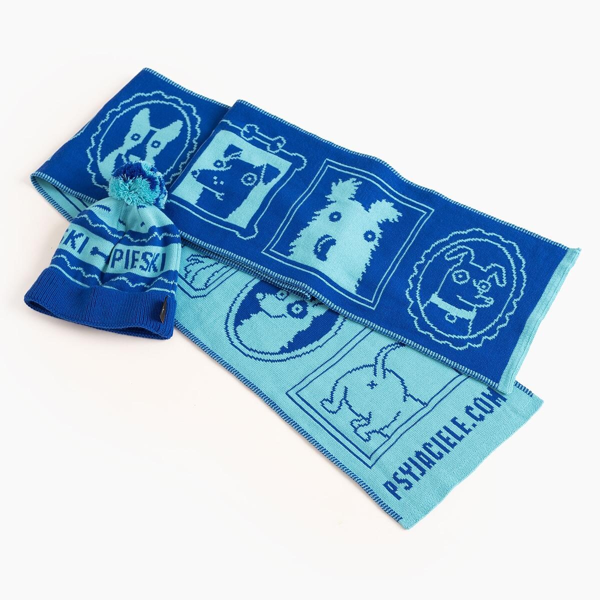 Szalik "Pieski" x Pan tu nie stał