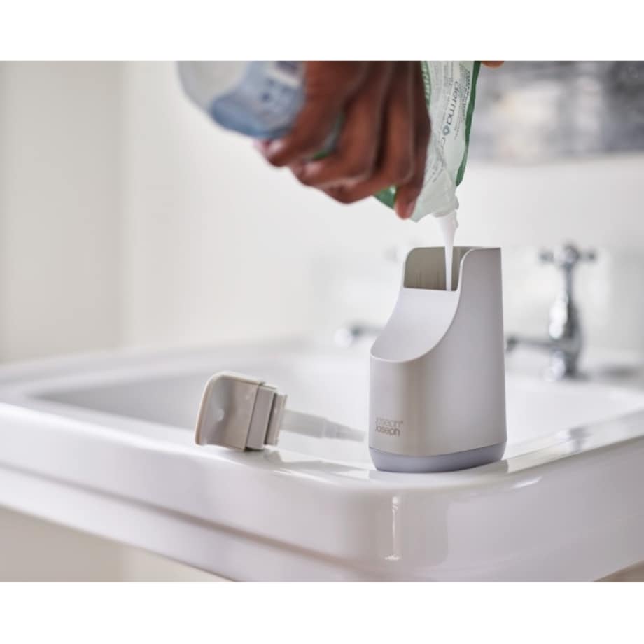 Dozownik na mydło beżowy Slim, 350 ml, Joseph Joseph