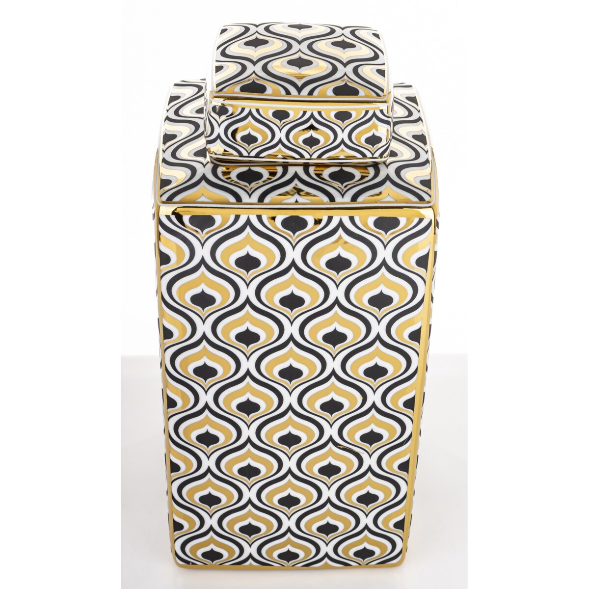 Pojemnik ceramiczny o ciekawym wzorze 30x15x15 cm TALL