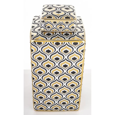 Pojemnik ceramiczny o ciekawym wzorze 30x15x15 cm TALL