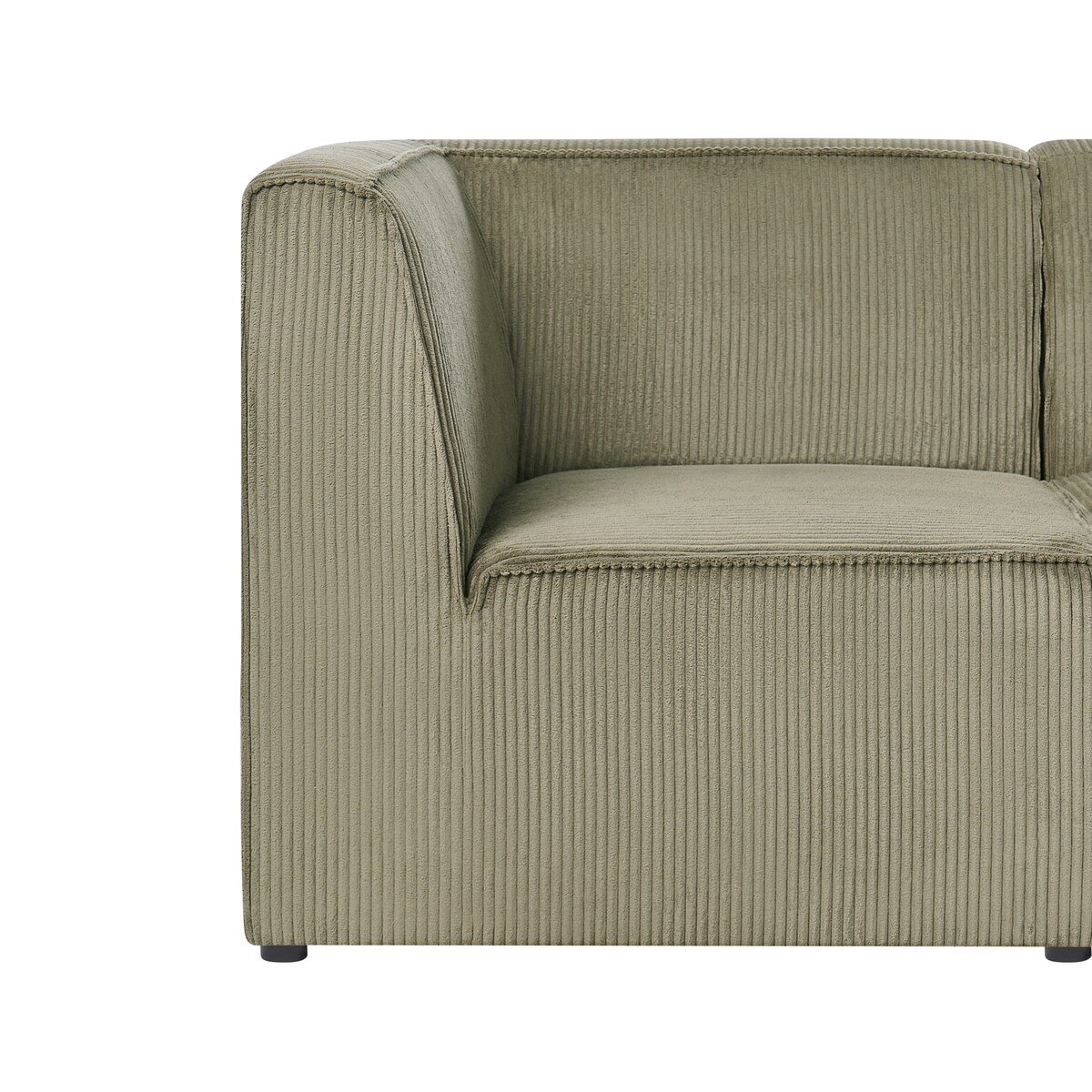 Sofa modułowa dla 2 osób LEMVIG Zielony Sztruks
