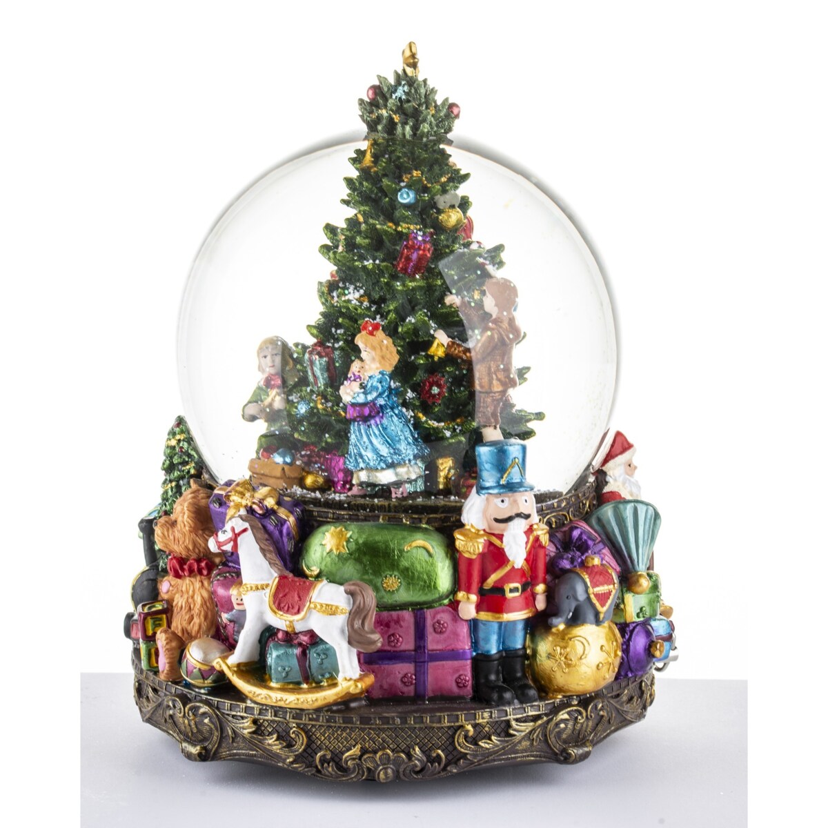 Kula śnieżna z pozytywką LED 24x19x19 cm PALLA DI VETRO