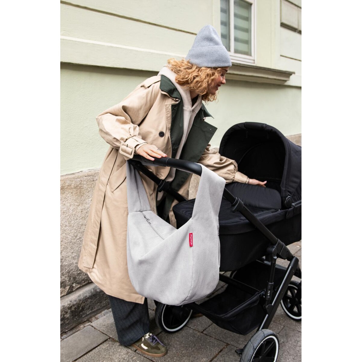 Torba MOONBAG, cord grey