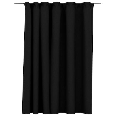vidaXL Zasłona stylizowana na lnianą z haczykami, antracyt, 290x245 cm