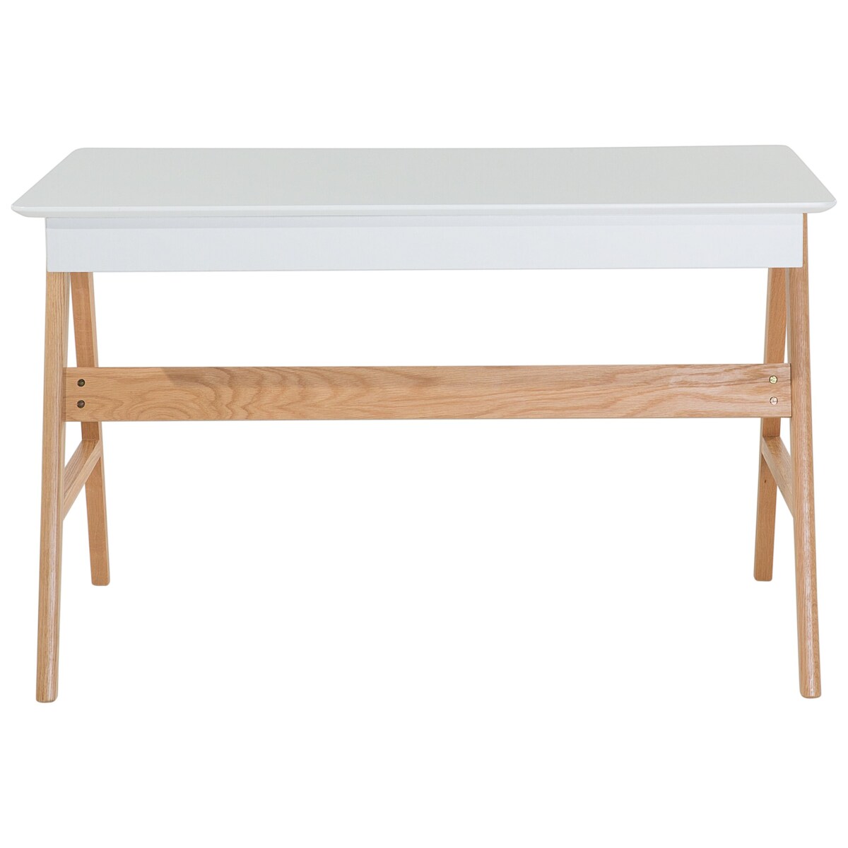 Biurko z szufladami 120 x 70 cm białe SHESLAY