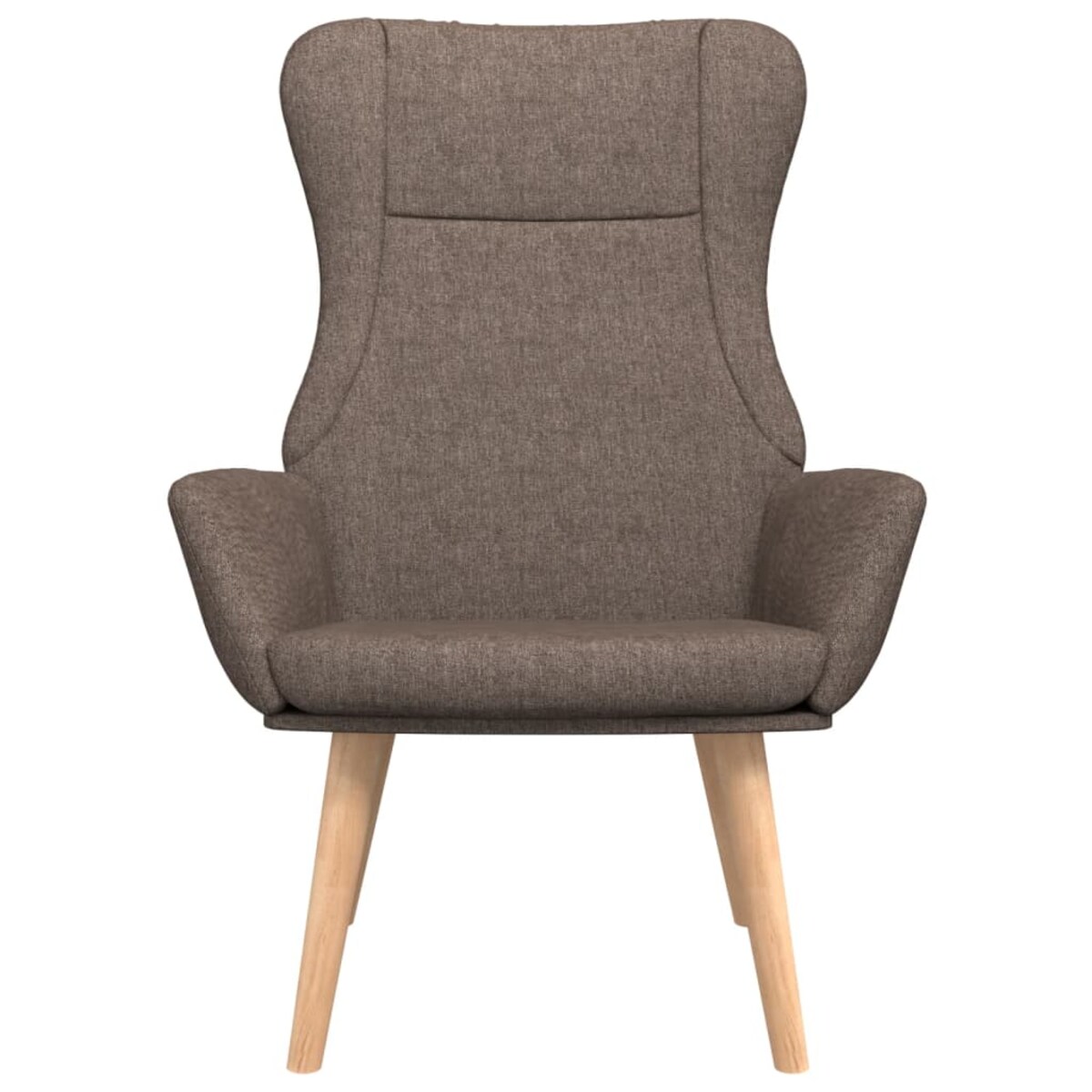 vidaXL Fotel wypoczynkowy, kolor taupe, obity tkaniną