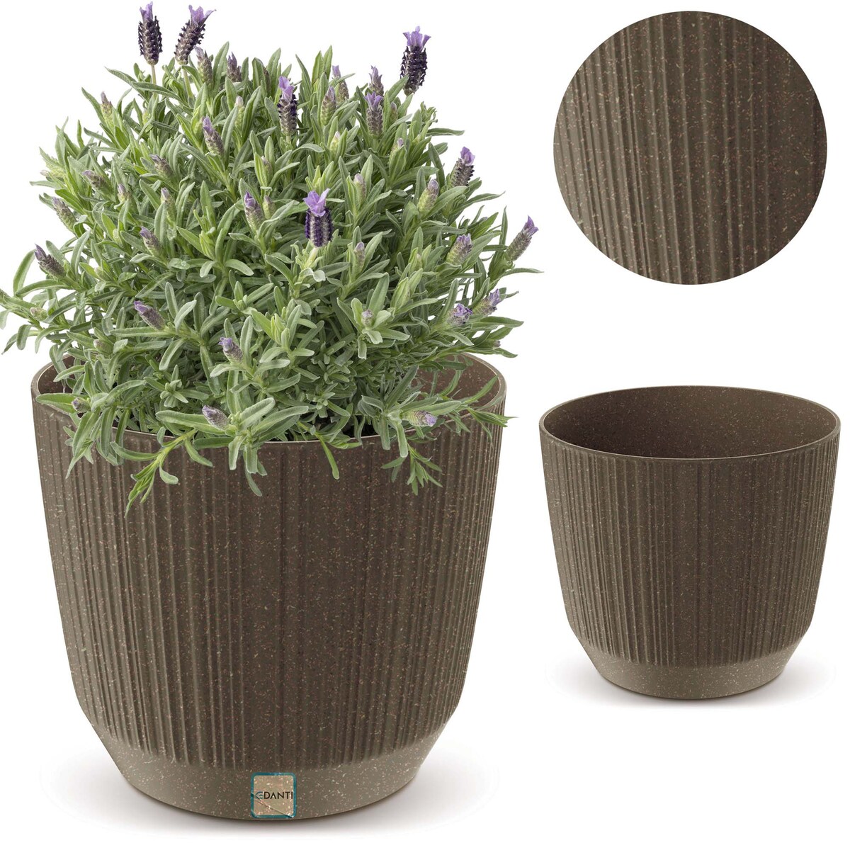 Doniczka Osłonka Domowa 14,6 Cm Ryfo Na Stół Parapet Do Domu Kawa