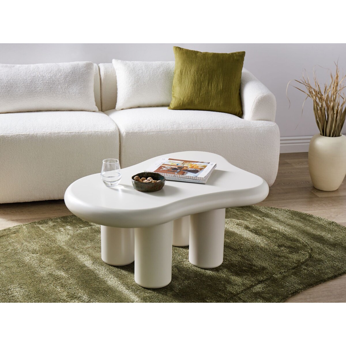 Stolik kawowy ONDLE Złamana biel