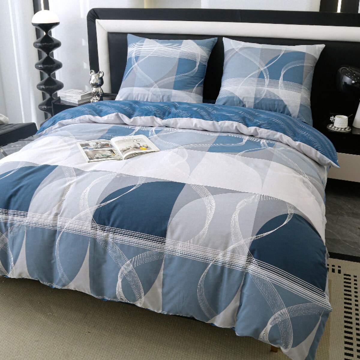 Pościel Bawełniana Premium 220X200 Krata