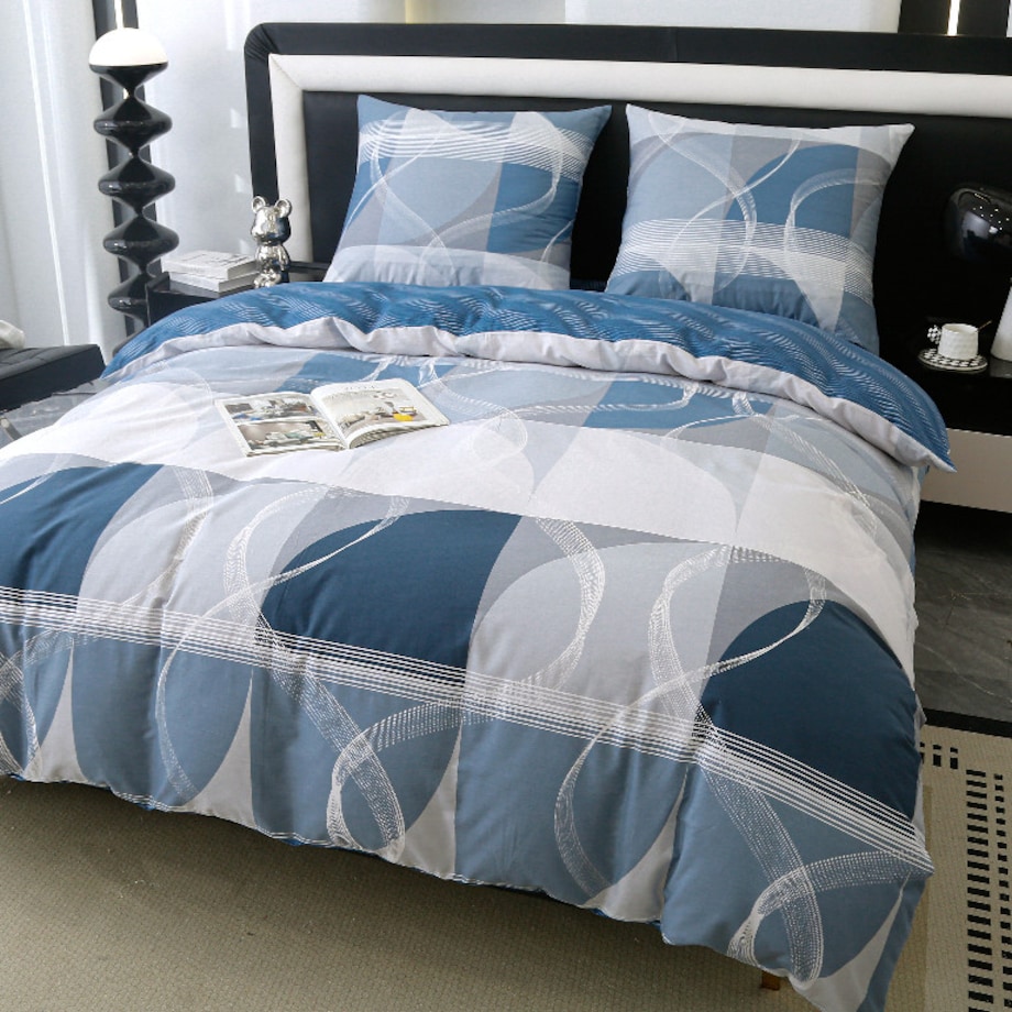 Pościel Bawełniana Premium 220X200 Krata