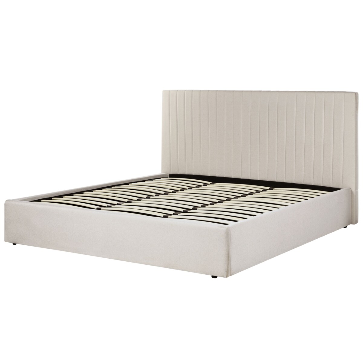 Łóżko z pojemnikiem VION 180 x 200 cm Beżowy