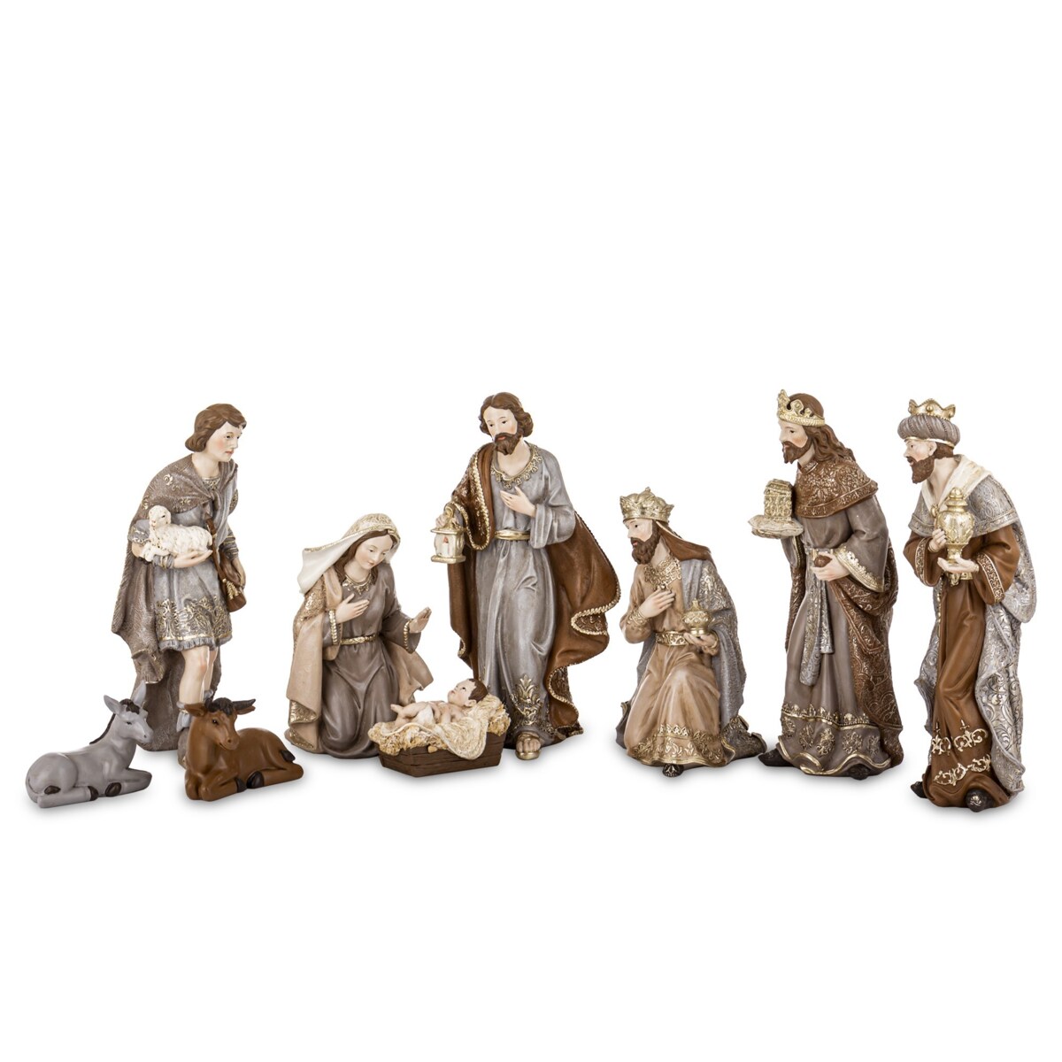 Dekoracja - szopka NATALE 6 postaci 26x69x23 cm