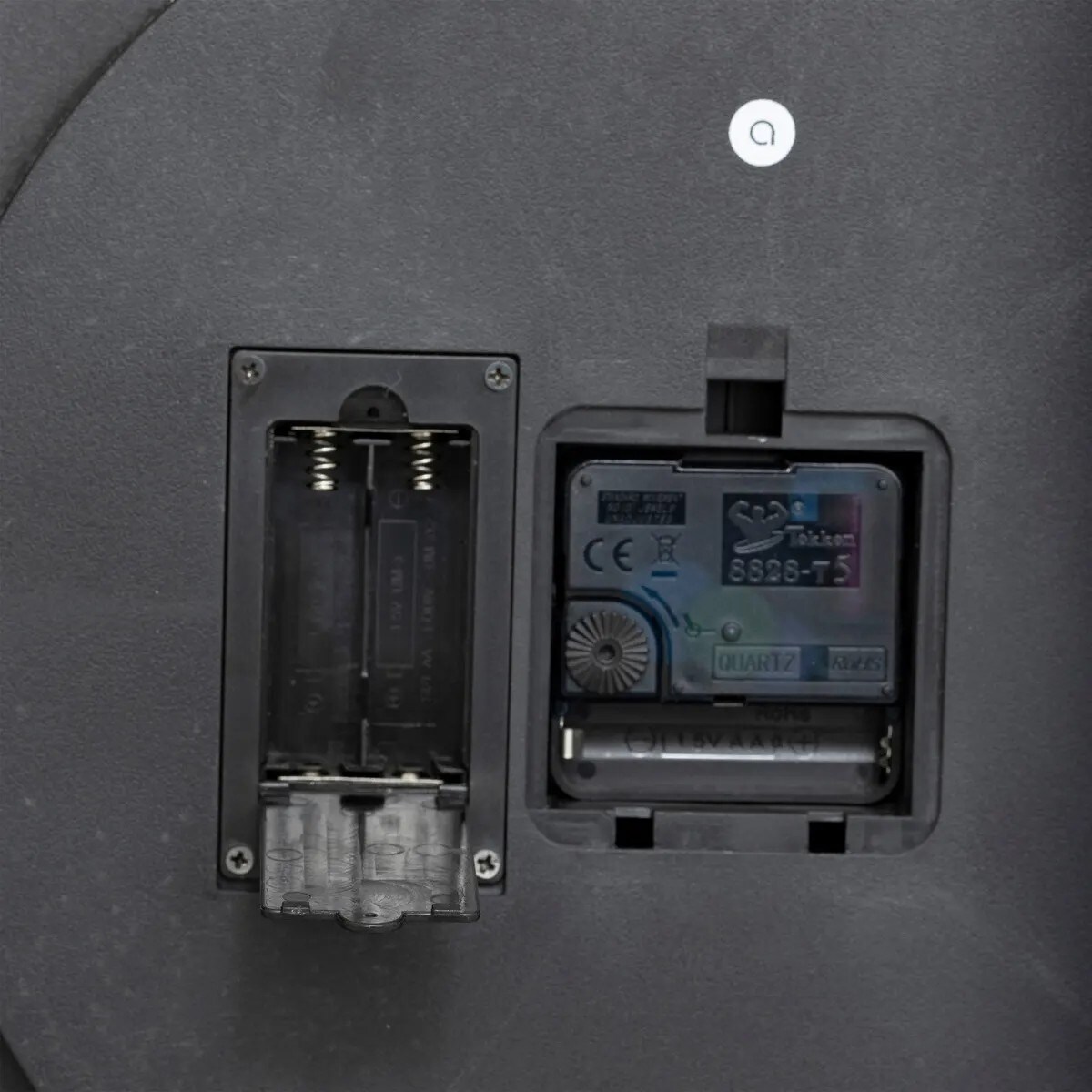 Duży zegar ścienny drewno, metal Keane 80 cm