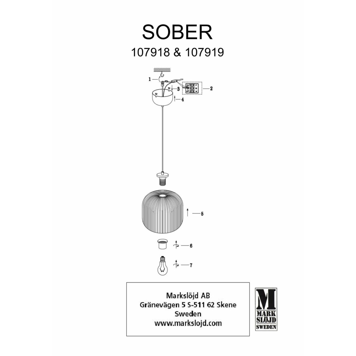 Szklana lampa wisząca Sober plisowana nad stół mosiądz biała