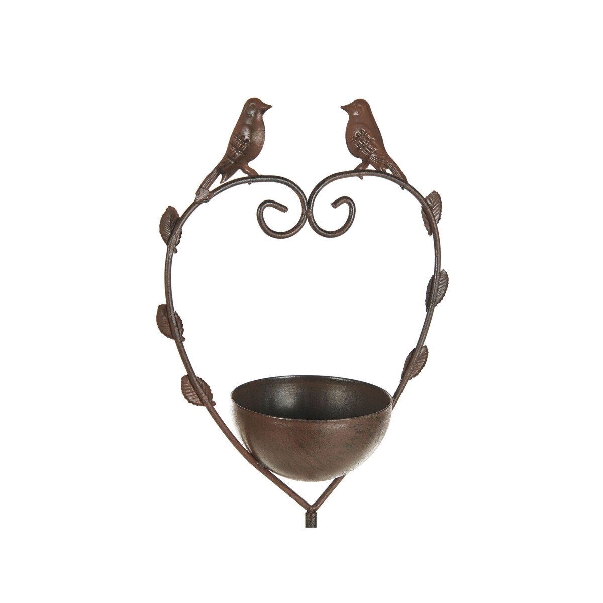 Ogrodowe poidełko dla ptaków brązowe SPARROW