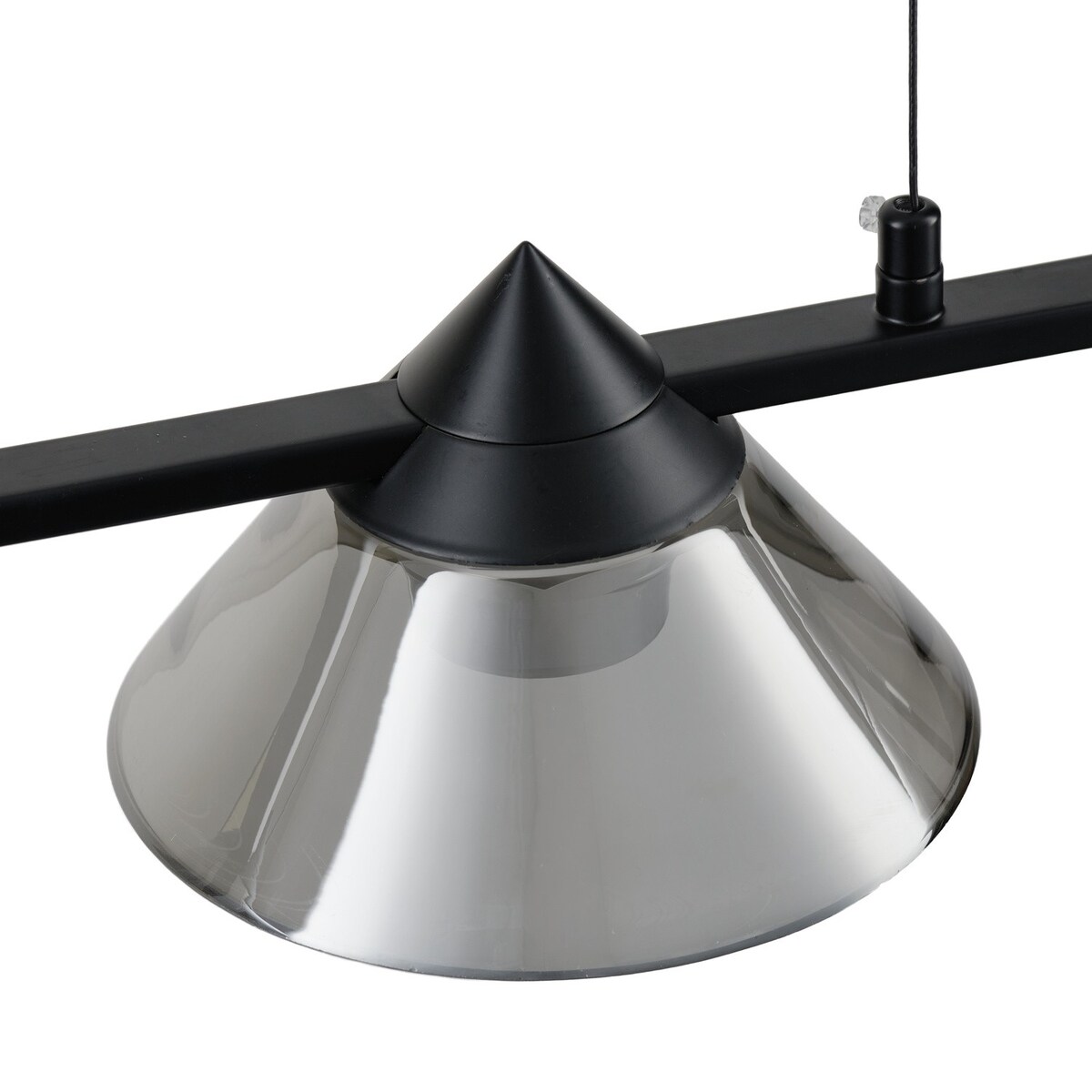 Lampa wisząca BLAKE 120 cm - LED, czarna