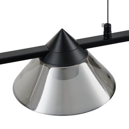 Lampa wisząca BLAKE 120 cm - LED, czarna