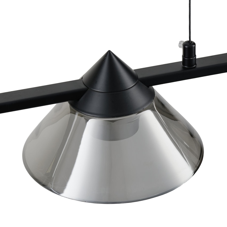 Lampa wisząca BLAKE 120 cm - LED, czarna