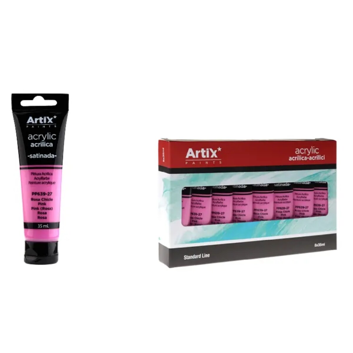 farba akrylowa pink artix pp639-27, 35ml