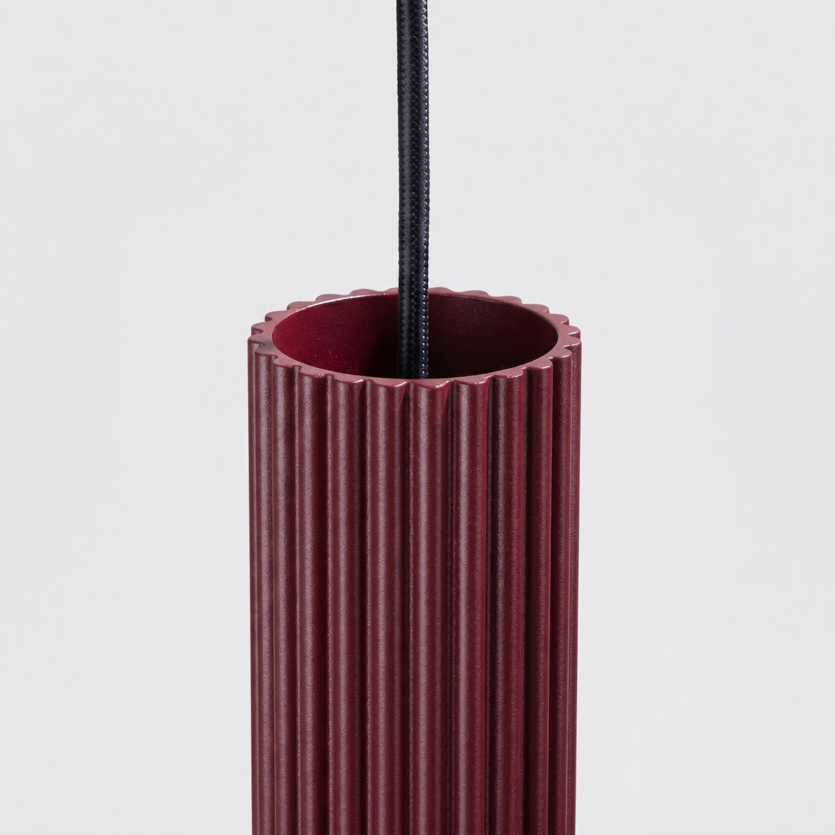 Lampa wisząca KARBON 1 burgund