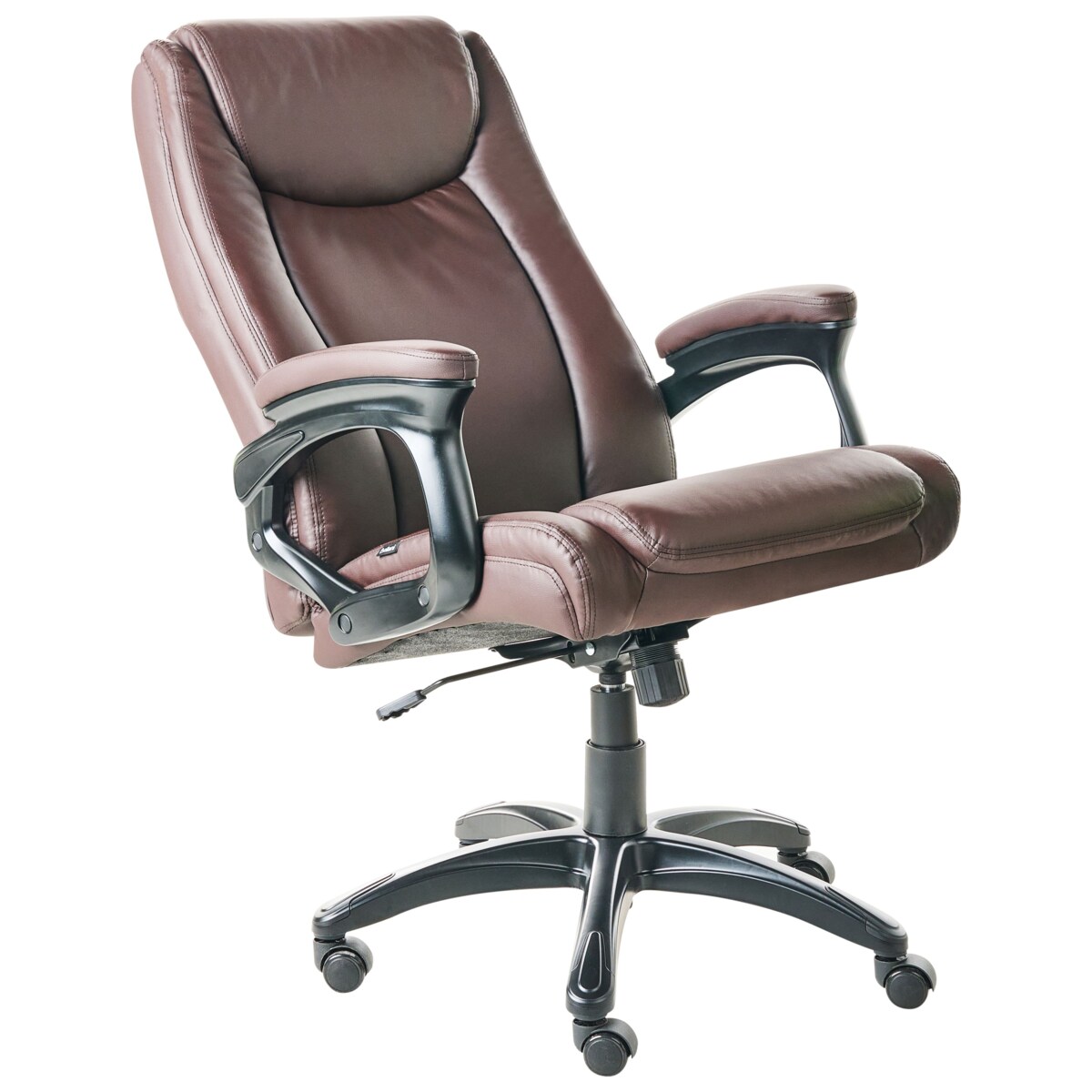 Krzesło dyrektorskie Obrotowy GRACEFUL Ekoskóra Ciemnobrązowy