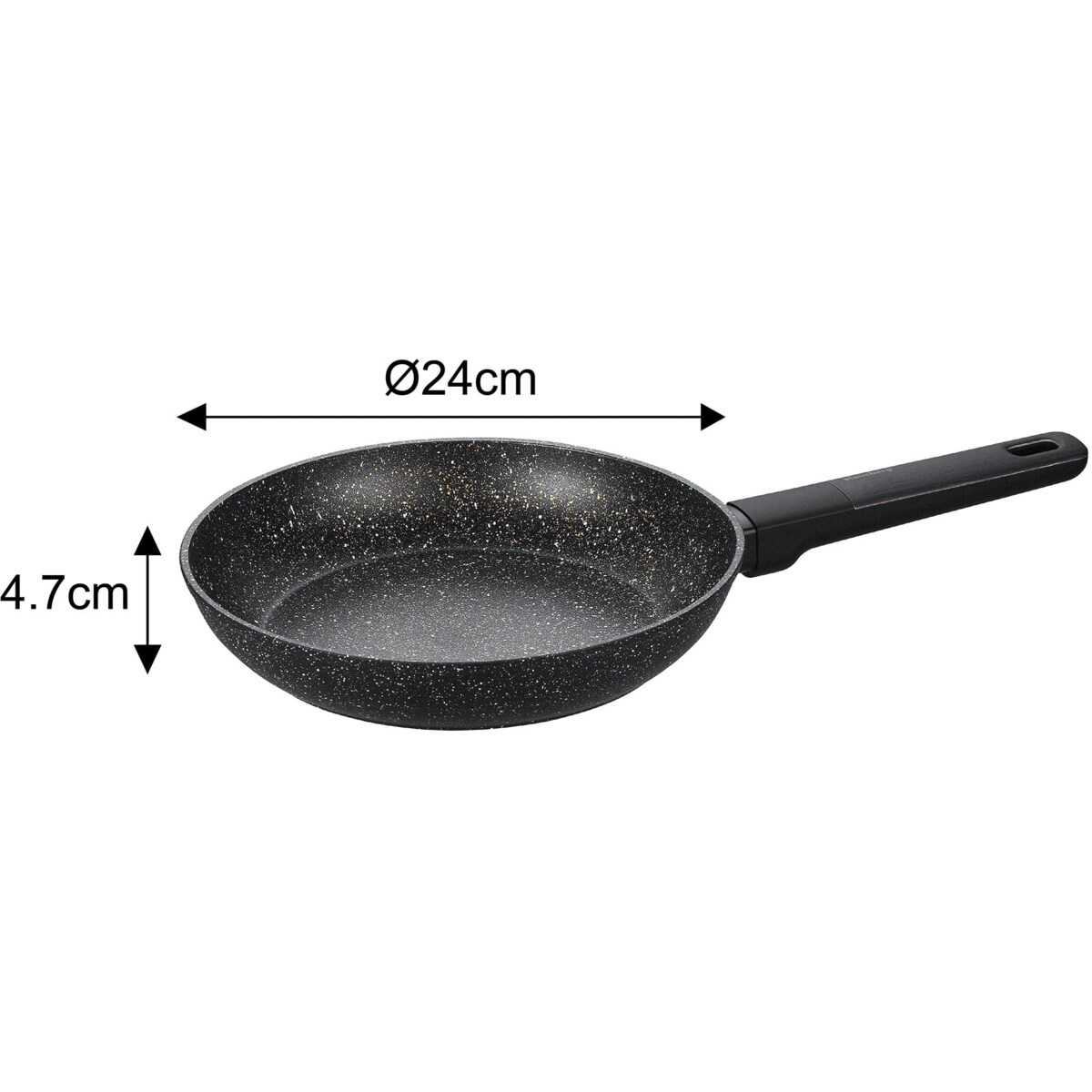 Komplet garnków z marmurkową powłoką nieprzywierającą 12-ele KLAUSBERG