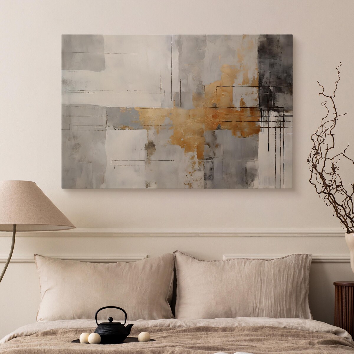 Obraz Na Płótnie Nowoczesna Abstrakcja, 120 x 80 cm, Muralo