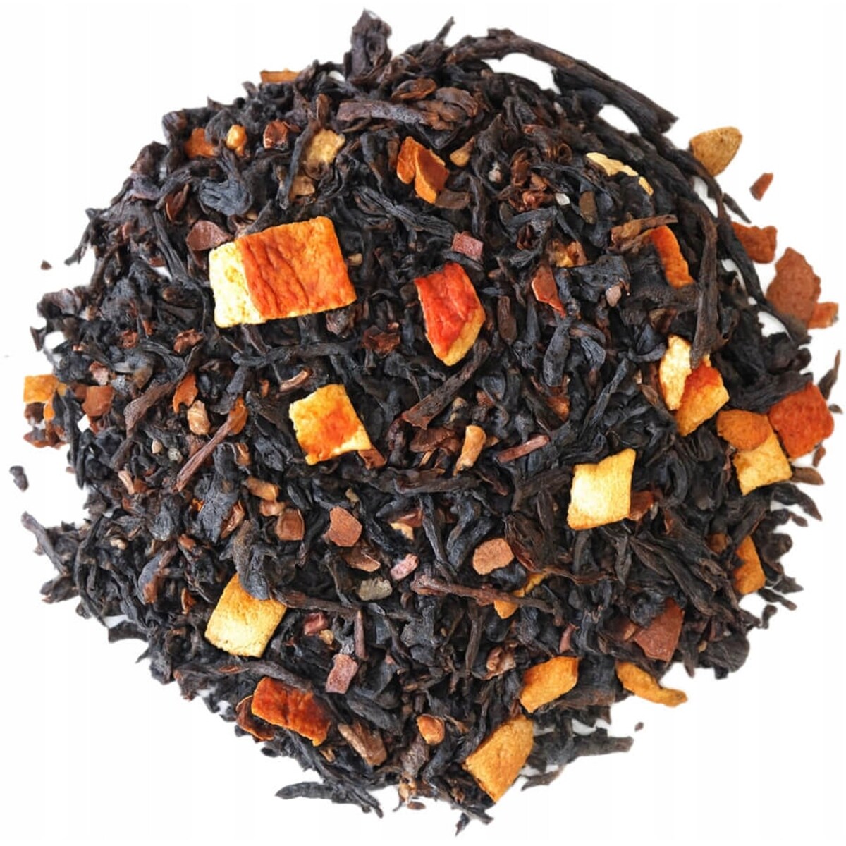 Herbata czarna PIERNIKOWA cynamon goździki kardamon skórka pomarańczy 120g - herbata liściasta sypana mieszanka napar susz